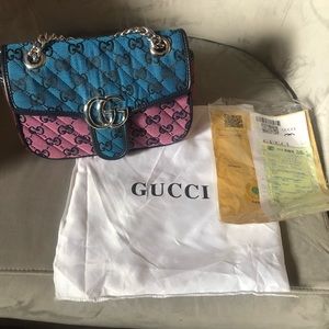 Canvas multi monogram bag